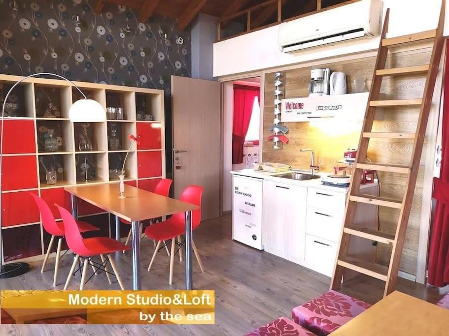 Modern Studio&Loft By The Sea Villa Epanomi Exterior foto